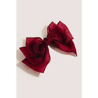 The Layered Ribbon Bow Hair Clip