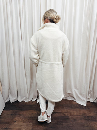 Mila Long Sherpa Coat