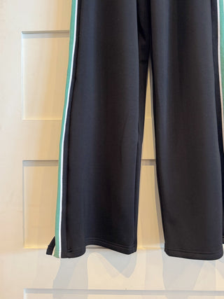 The Valencia Signature Soft Knit Side Stripe Pant - Olive Street
