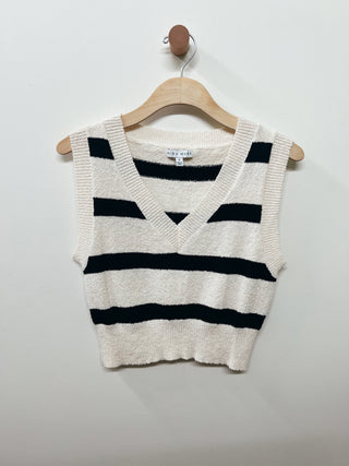 Striped Knit Vest