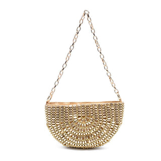 The Rowan Evening Bag in Gold - Olive Street