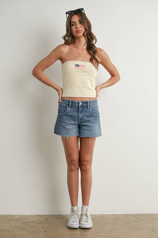 The Yacht Club Americana Tube Top - Olive Street