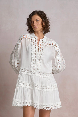 The Solace Lace Detail Dress - Olive Street