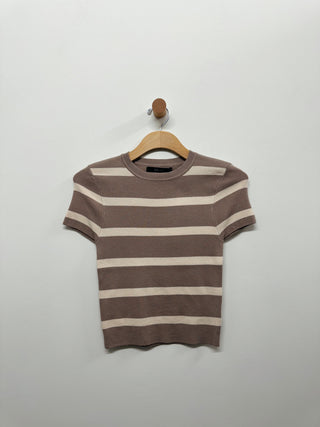 Striped Lightweight Sweater Tee