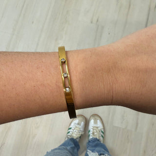 The Alex CZ Bezel Bracelet