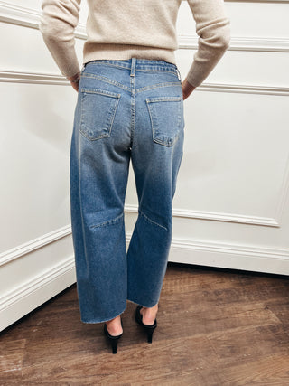 Barrel Jean with Seams