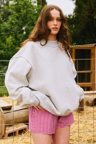 The Reversible Mock Neck Sweatshirt