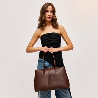 The Sadie Satchel in Chocolate