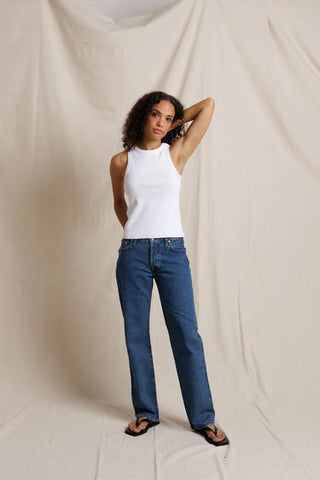 The Daphne Heavy Rib Tank - Olive Street