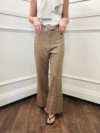 Linen Belted Trouser