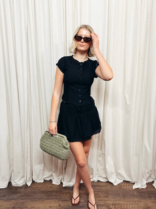 The Lace Trim Poplin Set - Olive Street