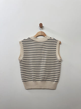 Stripe Knit Vest