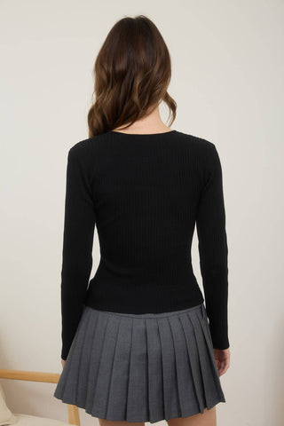 The Two-Way Zipper Knit Cardigan