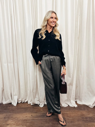 The Satin Drawstring Pants