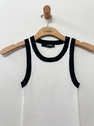 Lisboa Contrast Knit Tank