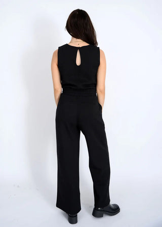 The Juniva Scuba Jumpsuit - Olive Street