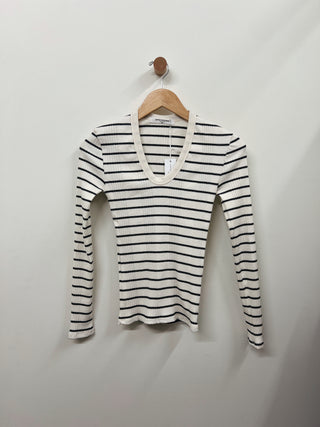 Robyn Rib Stripe Luxe Long Sleeve