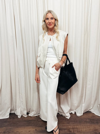The Soft Structure Wide Leg Pant