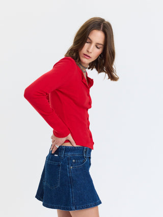 The Stargazer Pointelle Cardigan - Olive Street