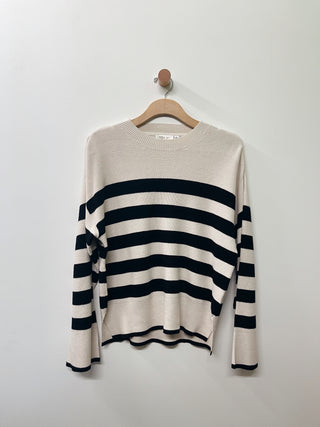 Stripe Soft Rib Crew