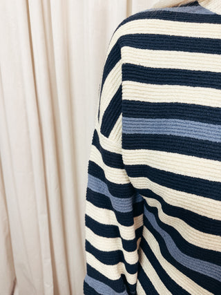 The Heida Multi Stripe Crew - Olive Street