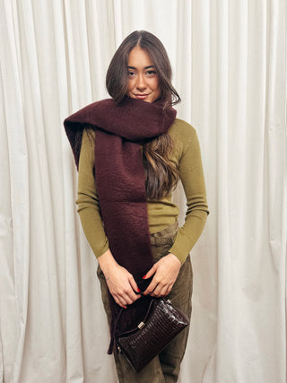The Fine Knit Ribbed Mock Neck