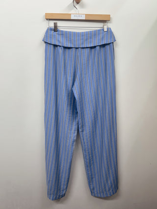 Foldover Stripe Pant