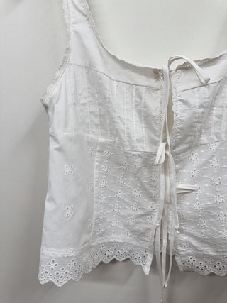 Eyelet Tie Top