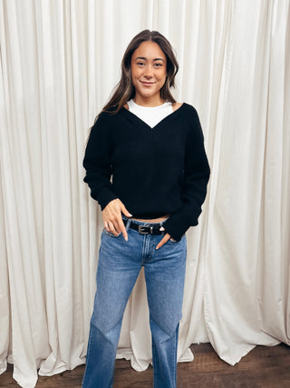 The Double Layer Sweater - Olive Street