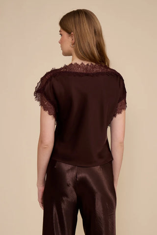The Chris Lace Trim Top