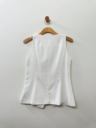 Long Linen Vest