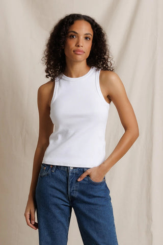 The Daphne Heavy Rib Tank - Olive Street