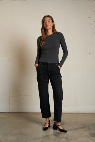 The Jolie Soft Rib Long Sleeve