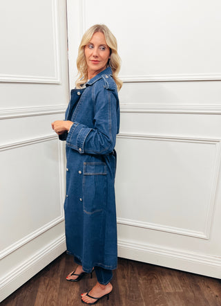 Denim Trench