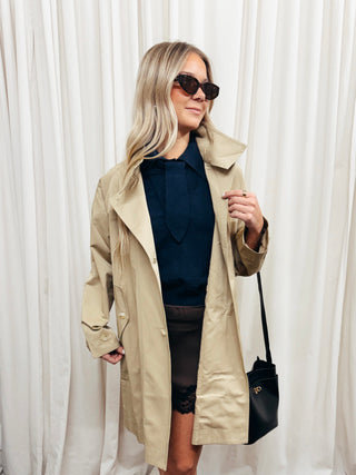 The Puig Detachable Tie Neck Knit Vest - Olive Street