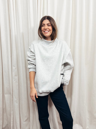 The Reversible Mock Neck Sweatshirt