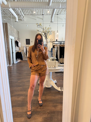 Jude Faux Suede Jacket