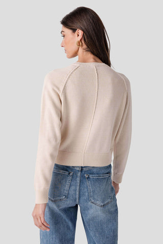 The Raglan Sleeve Henley Sweater - Olive Street