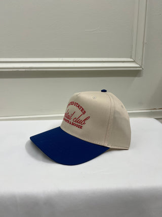 United States Cocktail Club Embroidered Hat