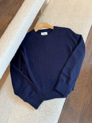 The Paloma Crewneck in Navy