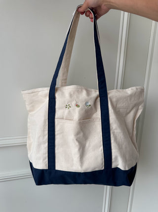 An Olive Street Summer Canvas Tote