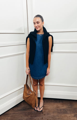 Denim Shift Dress