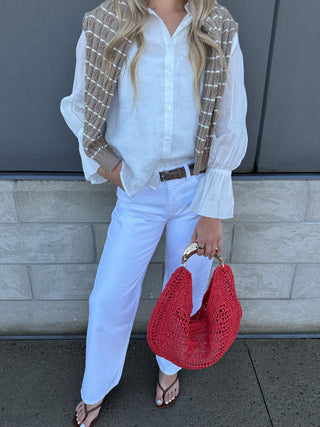 The Sculpted Cuff Button Down - Olive Street