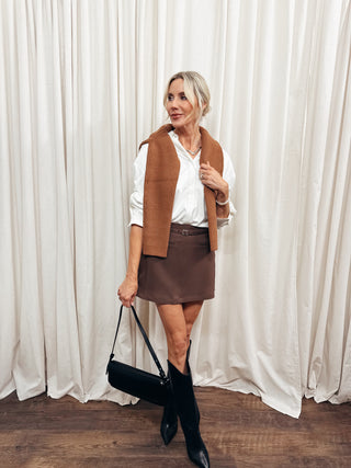 Knit Button Down Shirt