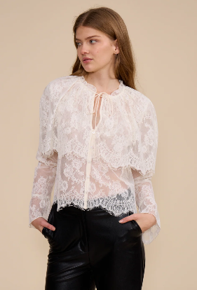 The Lili Lace Capelet Top
