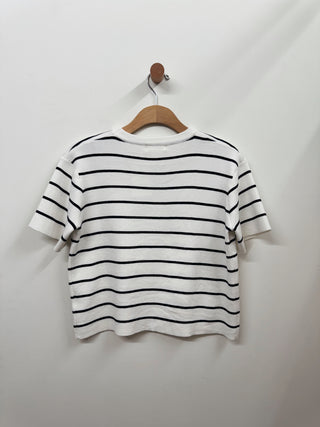 Oversized Stripe Knit Tee