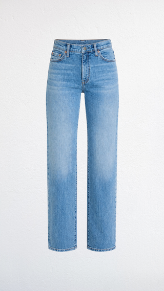The Rebel Mid Rise Ankle Slim Straight Jean in On Repeat