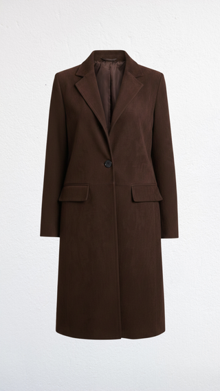 The Suede Blazer Coat