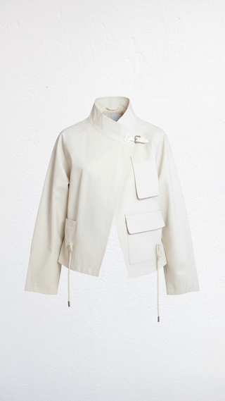 The Buckle Funnel Neck Jacket