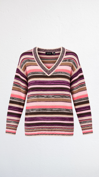 The Mixed Yarn Vneck Sweater